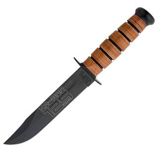 KA-BAR US Army Messer mit Lederscheide 125th Anniversary Jubiläumsausgabe