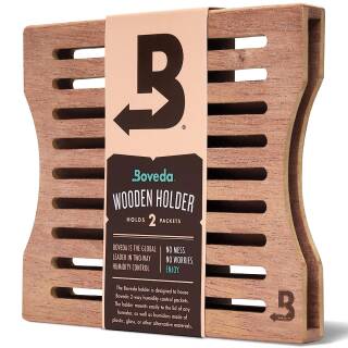 Boveda-Halter aus Holz für Humidor, zur Verwendung für zwei Boveda der Größe 60 nebeneinander, mit Magnet- und Befestigungsset