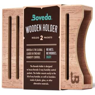 Boveda-Halter aus Holz für Humidor, zur Verwendung für zwei Boveda der Größe 60 übereinander, mit Magnet- und Befestigungsset