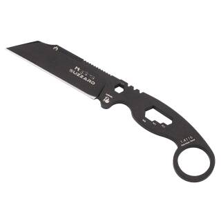 Hydra Knives Buzzard black, Multifunktionsmesser aus Edelstahl mit Kydexscheide