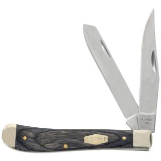 Schrade Old Timer Heritage Trapper 94OTH mit D2 Stahlklingen und Holzgriff