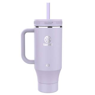 Takeya Straw Tumbler Strohhalm-Trinkbecher vakuumisoliert, 1,2L, vivacity purple