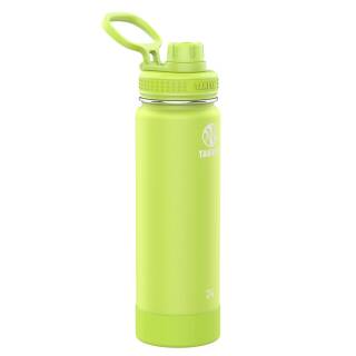 Takeya Actives Trinkflasche aus Edelstahl, vakuum-isoliert, 700ml, Citron Green