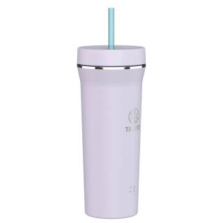 Takeya Straw Tumbler Strohhalm-Trinkbecher vakuumisoliert 0,95L, vivacity purple