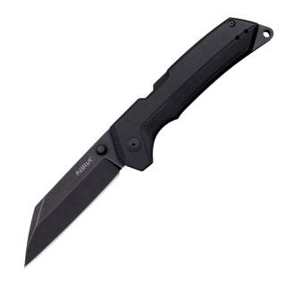 Cold Steel KARVE mit AUS-10 Edelstahl Seax Style Klinge, blackwash und G10 Griff