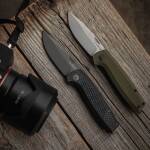 SOG Terminus SJ Blackout, Taschenmesser mit Cryo D2 Stahl und G-10 Griffschalen