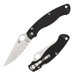 Spyderco Military 2 mit Combo-Klinge aus CPM-S30V Stahl...