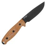 Cold Steel Republic Bushcraft Knife mit S35VN Klinge, Micartagriff, Lederscheide