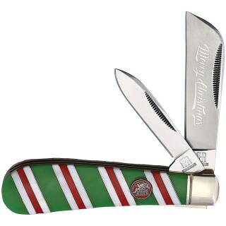 Rough Ryder Half Hawk Merry Christmas 30th Taschenmesser mit 2 Edelstahlklingen