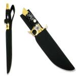 Fantasy Messer Black Widow Bowie mit Edelstahlklinge und...