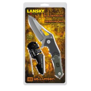 Lansky Responder Messer und Blademedic Messerschärfer im Combo Pack