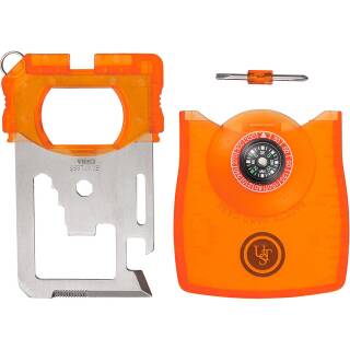 Ultimate Survival Technologies Survival Card Tool - Multitool in orange