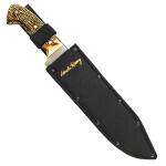 Schrade Uncle Henry Jagdmesser mit 25 cm Full Tang Klinge und Delrin Hirschgriff