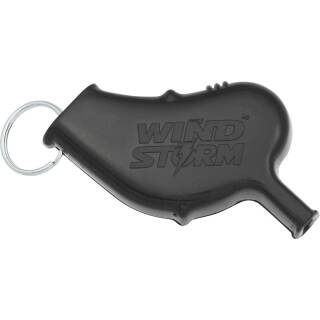 All Weather Safety Whistle Wind Storm Signalpfeife, Notfallpfeife, schwarz