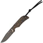 Fred Perrin Folding Neck Knife Pliant braun, 440C,...