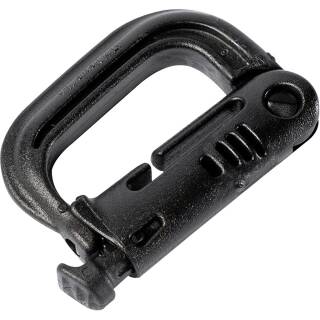 ITW GrimLOC Karabiner mit GhillieTEX IR Signatur Reduktion-Technologie, schwarz