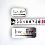 Live Fire Original Twin Pack Duo, kompakter wasserfester Feuerstarter 2er Set