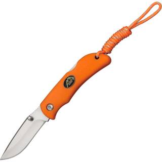 Outdoor Edge Mini-Blaze Einhandmesser Edelstahlklinge und orangen Kraton-Griff