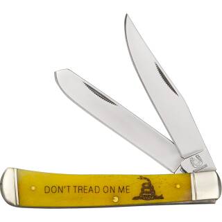 Rough Ryder Trapper Dont Tread On Me, Taschenmesser mit 2 Edelstahlklingen