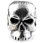 Schmuckatelli Co Classic Skull Bead Pewter Totenkopf aus...