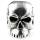 Schmuckatelli Co Classic Skull Bead Pewter Totenkopf aus Zinn