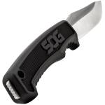 SOG Field Knife Outdoormesser mit Full Tang Klinge, Glasbrecher, Gurtschneider