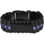 Survco Tactical Para Cord Watch Band Blue Line -...