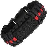 Survco Tactical Para Cord Watch Band Red Line, Uhrenband...