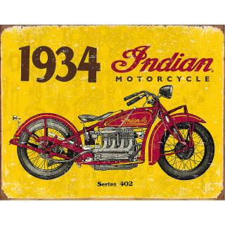 Desperate Tin Signs 1934 Indian Motorcycles