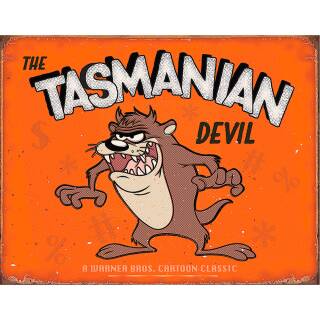 Desperate Tin Signs Tasmanian Devil