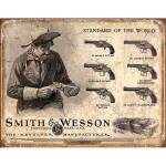 Desperate Tin Signs S&W Revolvers