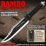 Rambo II Messer Sylvester Stallone Officially Licensed Signature Edition