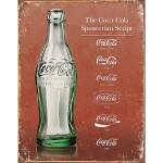 Desperate Tin Signs Coke Script Heritage