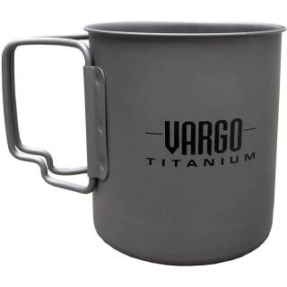 Vargo Titanium Travel Mug Reise Becher aus Titan für Camping Wandern etc. 440 ml