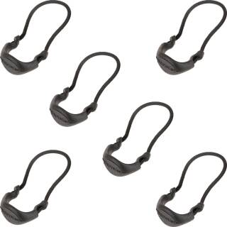 Maxpedition AGR Small Zipper Pulls mit 2mm Cord in schwarz, 6 Stück