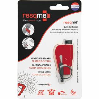 Resqme GBO-RQM Rettungswerkzeug mit Glasbrecher, rot, 7,79 €