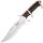 Gil Hibben Darkwood Legacy III Fighter mit Edelstahlklinge und Lederscheide