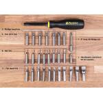 Wheeler 26-teiliges Space Saver Screwdriver-Set - Schraubenzieher-Set