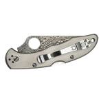 Spyderco DELICA 4 Messer mit VG-10 Damastklinge und Titan-Griff