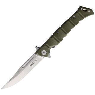 Cold Steel Medium Luzon Einhandmesser mit Edelstahlklinge und olivem GFN Griff