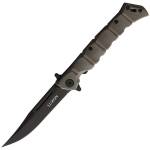 Cold Steel Medium Luzon mit schwarzer 8Cr13MoV Klinge und DE braunem GFN Griff