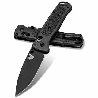 Benchmade 535BK-2 Bugout mit schwarzer CPM-S30V Klinge, schwarzer CF-Elite Griff