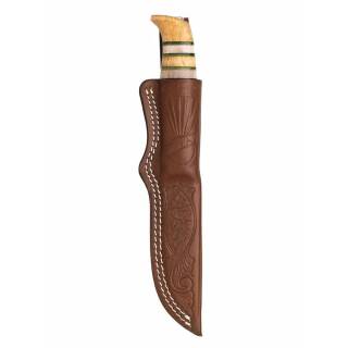 Helle SE 684 Limited Edition mit hochglanzpolierter H3LS-Klinge,  Birkenholzgriff